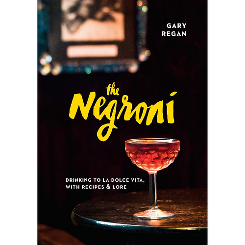 The Negroni Book, Gary Regan Author, Cocktail Books, The Cocktail Shop, Australia