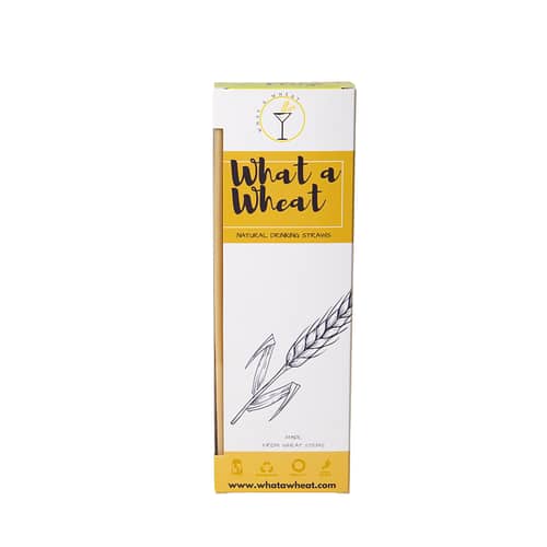 Whatawheat Drinking Straws 20cm, Wheat Straws, Environmentally Friendly, Natural Disposable Straws | Barware, Cocktail Bar Tools | The Cocktail Shop, Australia