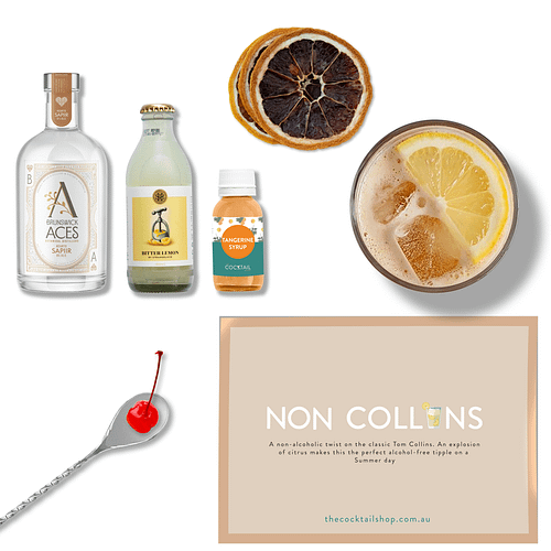 Non Collins Cocktail Kit, Non-Alcoholic Cocktail Kits, Mocktail Kits, Cocktails Delivered | The Cocktail Shop, Australia